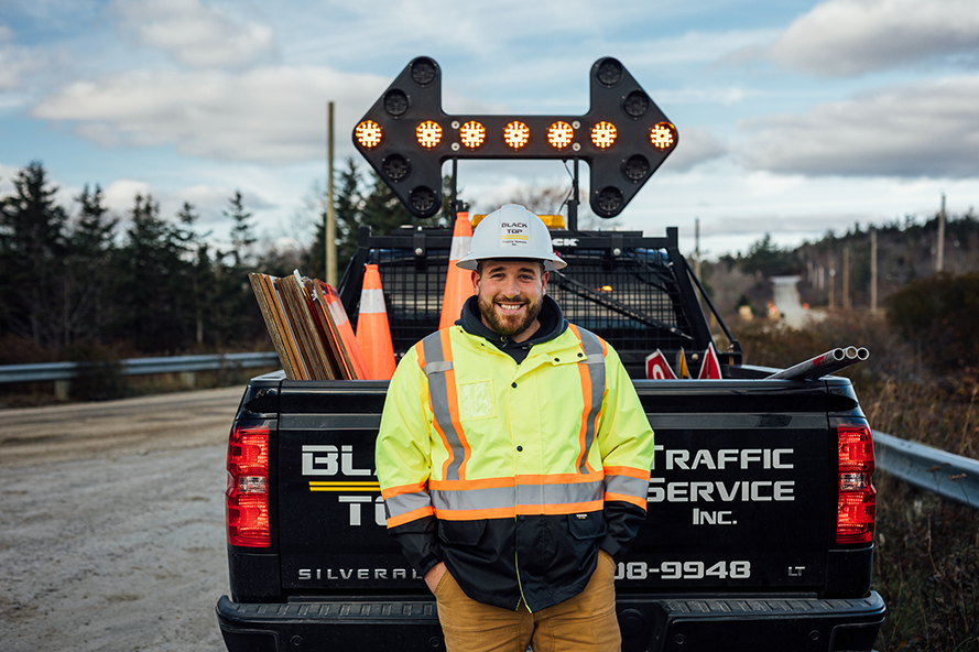 Ryan Robicheau, Owner & Operator of Blacktop Traffic Service